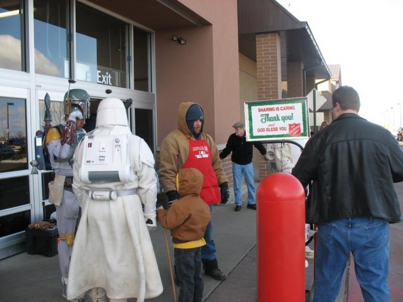 Salvation Army Bell Ringing; Loveland, CO